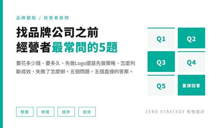找品牌公司之前，經營者最常問的 5 題