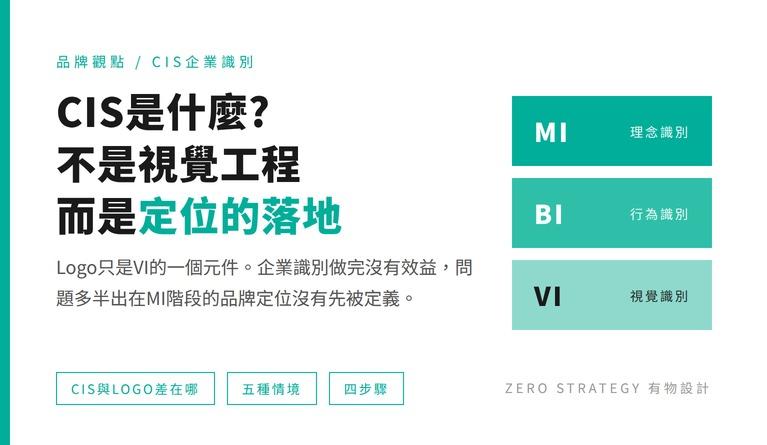 CIS是什麼?企業識別系統不是視覺工程，而是品牌定位的落地