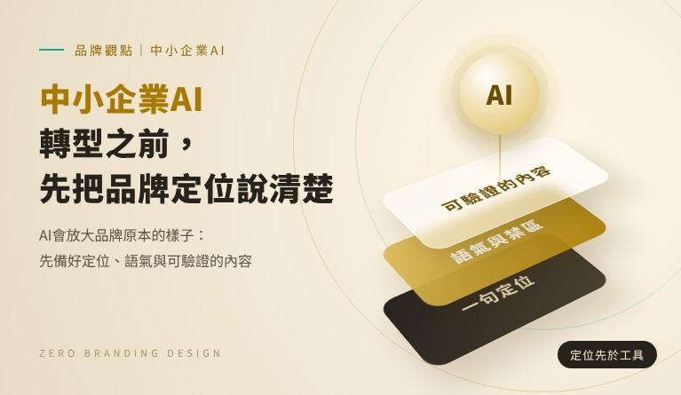 中小企業AI轉型之前：先把品牌定位說清楚